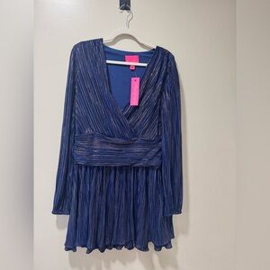 Lilly Pulitzer Blue Long Sleeve Dress